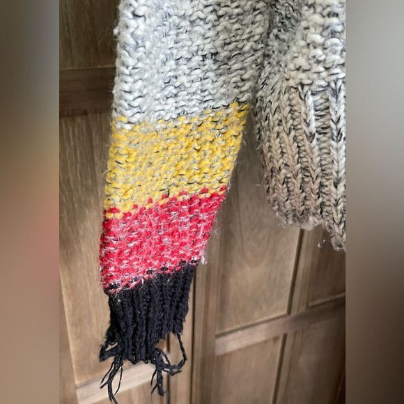 Vintage Havana Destroyed V Neck Frayed Distressed Sweater. - Picture 3 of 6